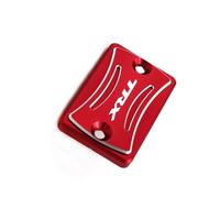 Pièces de Protection Couvercle De Réservoir Liquide Frein Avant CNC pour Cylindre Moto pour TRX400EX ATV 1999 2000 2001 2002 2003 2004 2005 2006 2007 2008(Rosso)