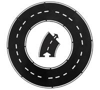 Pièces de Puzzle routières en Caoutchouc Souple, Circuit autoroutier, Jouet modulaire imperméable, Cadeau pour Enfants créatifs, pour Jouer à l'intérieur comme à l'extérieur 8PCS