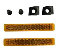 Pièces de rayons réflecteurs Shimano Sm-pd71 (x4) Noir