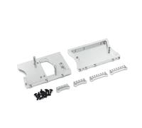 Pièces De RC Pour Mangniu 1/12 Servo Métal Support Support Poutre Pour Traverse Support D'amortisseur Siège Accessoires Mise À Niveau Remplacement Voiture Camion Radiocommandés(Silver)