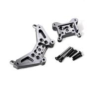 Pièces De RC Pour MJX Pour Hyper Go 1/14 14301 14302 14303 Tour D'amortisseur Avant Arrière Métal Télécommande Voiture Pièces Accessoires Mises Niveau Remplacements(Gray)