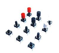 Pièces de rechange 20 pcs/lot 6x6mm 10 tailles 4PIN Tactile Tact bouton poussoir Micro interrupteurs bouchons Direct Plug-in auto-réinitialisation DIP livraison directe (Color : 6x6x5 Mm)