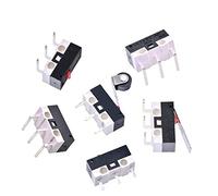 Pièces de rechange 5 pièces Micro interrupteur fin course à bouton-poussoir momentané 1A 125V AC souris 3 broches longue poignée bras levier rouleau SPDT 12 * 6 * 6mm