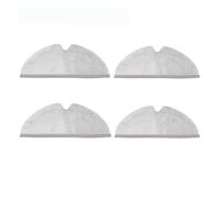 Pièces de rechange Accessoires Brosse latérale principale Chiffons de vadrouille Réservoir d'eau Poubelle Filtres HEPA ， Compatible avec Roborock ， Q7 MAX & Q7 MAX+ Cleaner(4 Pieces mops)