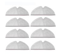 Pièces de rechange Accessoires Brosse latérale principale Chiffons de vadrouille Réservoir d'eau Poubelle Filtres HEPA ， Compatible avec Roborock ， Q7 MAX & Q7 MAX+ Cleaner(8 Pieces mops)