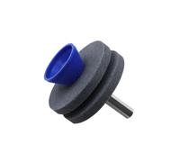 pièces de rechange Affûteur de tondeuse à gazon, pierre à aiguiser à quatre couches, affûteur de lame de tondeuse à gazon, outil de meulage universel for perceuse(Type 3)