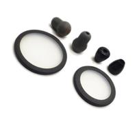Pièces de rechange améliorées pour stéthoscope Bouchons d ' oreilles en silicone et diaphragme de suspension pour une transmission claire du son Membrane de conversion de fréquence