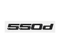 Pièces de Rechange arrière d'autocollant de Lettre de Coffre de Voiture ABS 3D, Compatible avec 520d 525d 528d 530d 535d 540d 550d E39 E60 E61 F10 F11 G30(Gloss Black 550d)
