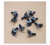 Pièces de rechange Bouton tactile 7 valeurs 70 pièces 6 x 6 x 4,3/5/6/7/8/9/10 mm Interrupteur horizontal Kit interrupteur à bouton Réglage micro interrupteur avec support