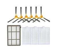 Pièces de Rechange Brosse latérale Principale Filtre Hepa Filtre Primaire Compatible avec V-TAC VT-5555 / VT-5556 Robot Aspirateur Accessoires (Color : Set E)