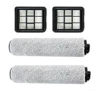 Pièces de rechange brosse principale et filtres pour aspirateur Bissell Crosswave HF3 3649A (2 filtres, 2 brosses à rouleau)