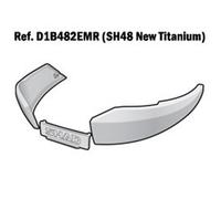 Pièces de Rechange Coffre SHAD Bande Latéral Gris Titane SH48