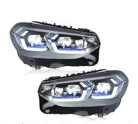 Pièces de rechange Compatible Avec BMW Pour X3 2018 2019 2020 2021 Ensemble Phare G08 G01 Modifié Lentille Feux De Jour Clignotant