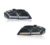 Pièces de rechange Compatible Avec Pour A4 B8 2009 2010 2011 2012 Feux Antibrouillard, Feux De Jour, Feux De Freinage, Clignotants Plug And Play Ensembles De Phares 2 Pièces