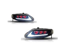 Pièces de rechange Compatible Avec Pour La 8e Génération Pour Les Phares Pour Civic 2006 2007 2008 2009 2010 2011 Phares À Projecteur Feux De Jour