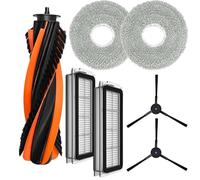 Pièces de rechange compatibles avec Cecotec Conga Conga X70 / X70 Xtreme Robot aspirateur. Remplacement de serpillères nettoyantes et brosses latérales. Pièces de rechange
