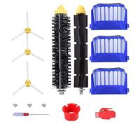 Pièces de rechange compatibles avec iRobot Roomba 675 677 671 655 645 robotique, filtre, brosse latérale, poils et brosse batteuse flexible, outil de nettoyage et vis