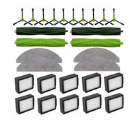Pièces de rechange compatibles avec Irobot Roomba Combo I3 + I5 + J5 + accessoires for aspirateur Robot, brosse latérale à rouleau, tampons de filtre