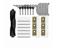 Pièces de Rechange compatibles avec l'aspirateur Robot à vidage Automatique Ultenic T10, Accessoires, Brosse Principale, Brosse latérale, Filtre Hepa, Balai, Chiffon, Sac à poussière(Set 15)