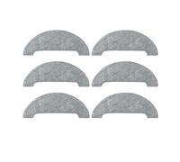 Pièces de rechange compatibles avec l'aspirateur robot autovideur Ultenic T10, brosse principale, brosse latérale, filtre HEPA, serpillière, chiffon, sac à poussière(6 Mop Rag)