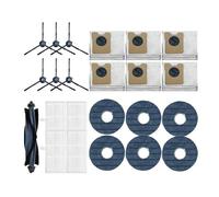 Pièces De Rechange Compatibles Avec L'aspirateur Robot Eufy Omni C20: Brosse Latérale Principale, Serpillière, Filtre HEPA, Accessoires For Sac À Poussière(Light green)