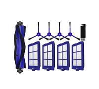 Pièces de rechange compatibles avec l'aspirateur robot hybride Anker Eufy RoboVac X8 brosse latérale principale filtre Hepa accessoires de chiffon de vadrouille (Color : Set B)