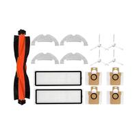 Pièces de rechange compatibles avec l'aspirateur robot Xiaomi X10, accessoires, brosse latérale principale, filtre HEPA, chiffon de nettoyage, sac à poussière(MULTI)