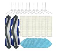 Pièces de rechange compatibles avec Tefal Explorer Serie 60 RG7447 RG7455 RG7447wh RG7455WH, accessoires d'aspirateur, brosse latérale, rouleau filtrant, chiffons(Light green)