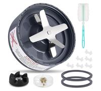 Pièces De Rechange De Lame 12 Pièces, Compatibles Avec NutriBullet, Lame D'extracteur De Mélangeur 600W Et 900W, Joint En Caoutchouc D'engrenage Et Coussinet De Choc