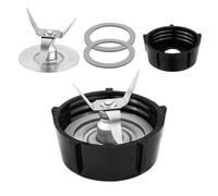 Pièces de Rechange de Mélangeur pour Oster, Lame de Glace de Mélangeur avec Capuchon de Base de Pot et 2 Joints Toriques en Caoutchouc Compatibles avec Oster Osterizer Mélangeurs Accessoires