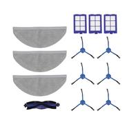 Pièces de rechange de rechange pour aspirateur robot RoboVac X8, kit d'accessoires pour aspirateur robot, comprend brosse principale, brosses latérales, filtres, chiffons de