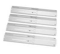 Pièces de Rechange de réglable de 34 à 53,3,Plaques chauffantes pour Barbecue cmcompatible avec la Plupart des modèles de Gril à gaz,Universelle pour diffuseur de Chaleur(Acier Inoxydable, 4 pièces)