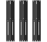 Pièces de Rechange de réglable de 34 à 53,3,Plaques chauffantes pour Barbecue cmcompatible avec la Plupart des modèles de Gril à gaz,Universelle pour diffuseur de Chaleur(Acier Porcelaine, 3 pièces)