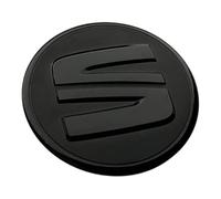 Pièces de rechange d'origine Seat- Emblem Logo Couvercle de moteur Autocollant Noir 70mm