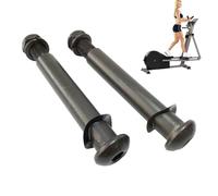 Pièces de rechange elliptiques - Kit de matériel elliptique - Lot de 2 vis noires solides pour machine elliptique - Pièces de rechange de vélo d'entraînement - Kit de matériel professionnel pour vélo