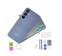 Pièces de rechange en verre arrière A54 5G, boîtier arrière en verre pour Galaxy A546u, pièces de rechange avec cache d'objectif d'appareil photo pour Samsung Galaxy A54 5G toutes versions (violet)