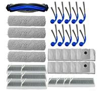 Pièces de rechange essentielles pour ECOVACS T80 et T80 pour modèles OMNI, kit complet avec brosse principale, brosses latérales, rouleaux, filtres et sacs à poussière pour un entretien efficace (35