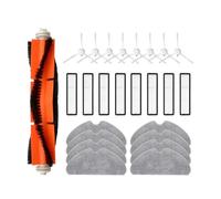 Pièces de rechange for aspirateur Dreame D9 Max, rouleau blanc, brosse latérale, filtre Hepa, tissus de vadrouille, chiffon