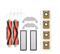 Pièces De Rechange for Aspirateur Robot Dreame Bot D10 Plus RLS3D, Filtre Hepa, Vadrouille, Brosse Latérale Principale, Sac À Poussière(Chocolate)