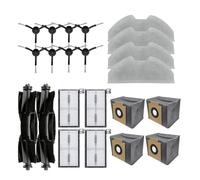 Pièces de rechange for aspirateur robot Eufy X8 Pro SES: rouleau, brosse latérale, serpillière, tampons, sacs à poussière, filtre HEPA de remplacement(Set15)