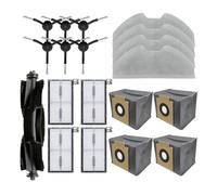 Pièces de rechange for aspirateur robot Eufy X8 Pro SES: rouleau, brosse latérale, serpillière, tampons, sacs à poussière, filtre HEPA de remplacement(Set12)