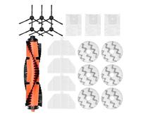 Pièces de rechange for aspirateur robot intelligent, brosse principale, filtre Hepa, sac à poussière, brosse latérale, chiffon de vadrouille, compatible avec Roidmi Eva (Color : As Shown-25)