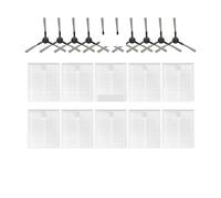 Pièces De Rechange for Aspirateur Robot Xiaomi, E10 E10C E12 B112 / 3C Plus C103, Accessoires, Brosse Latérale Principale, Filtre, Vadrouille De Remplacement(20PCS)