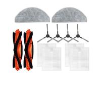 Pièces De Rechange for Aspirateur Robot Xiaomi, E10 E10C E12 B112 / 3C Plus C103, Accessoires, Brosse Latérale Principale, Filtre, Vadrouille De Remplacement(12PCS)