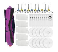 Pièces De Rechange For Aspirateurs Robots Midea V12 / Eureka J12 Ultra, Brosse Latérale Principale, Filtre Hepa, Chiffon De Nettoyage, Sac À Poussière
