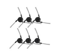 Pièces de rechange for brosses bord compatibles avec les robots aspirateurs X40 Pro Ultra, L40 et X30(6pc black)