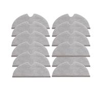 Pièces De Rechange For Chiffons De Nettoyage, Compatibles For Xiaomi, Compatibles For Roborock, Q5 Pro/Q5 Pro+/Q8 Max/Q8 Max+, Accessoire For Aspirateur, Vadrouille Lavable(12pcs)