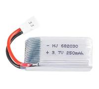 Pièces de Rechange for Drone X11C MJX X701 U830 FY310 RC, 3.7V 250mAh, 682030 3.7v(White)