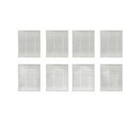 Pièces de rechange for filtre HEPA. Compatible avec Xiaomi. Aspirateur robot E10, E12 et B112.(8PCS)