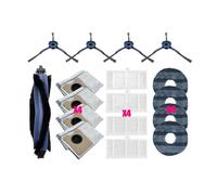 Pièces De Rechange For Sac À Poussière, Filtre, Rouleau, Brosse Latérale, Chiffon De Nettoyage, Compatibles Avec L'aspirateur Robot Eufy Et Omni C20.(A)